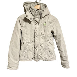 Abercrombie & Fitch Hooded Jacket Girls Size Large Fleece Lined Winter Coat Warm
